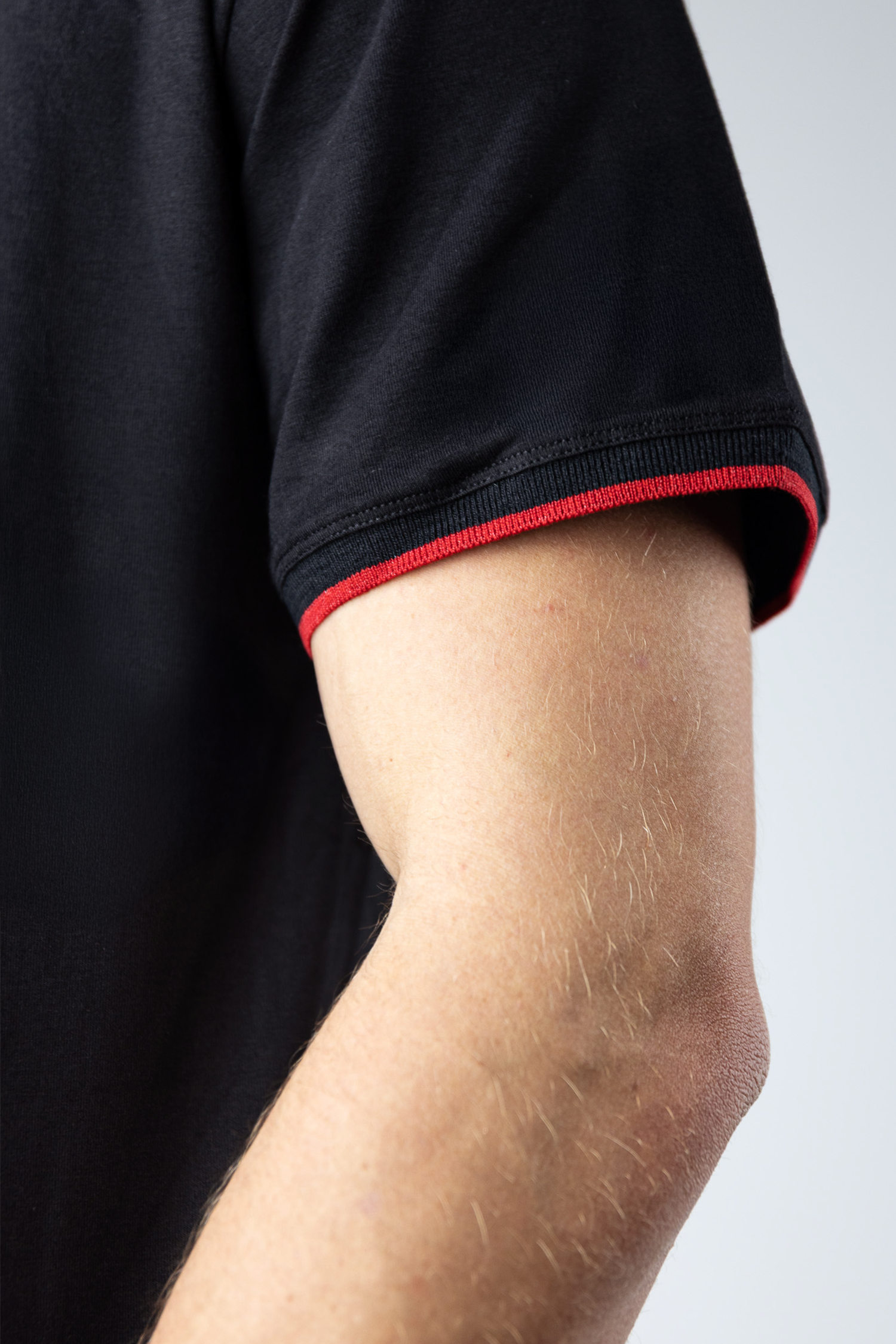 Bamboe T-shirt Slim fit Zwart BAMLUGA