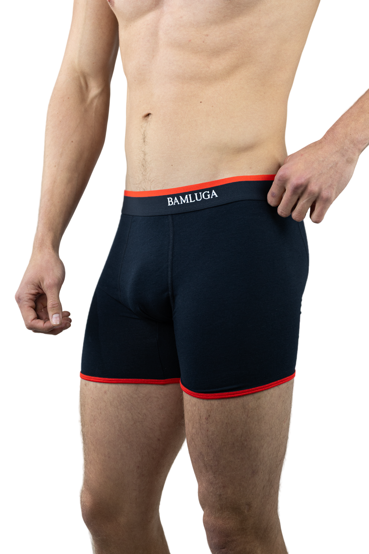 Bamboe Boxershort Slim fit Marineblauw 3-pack BAMLUGA