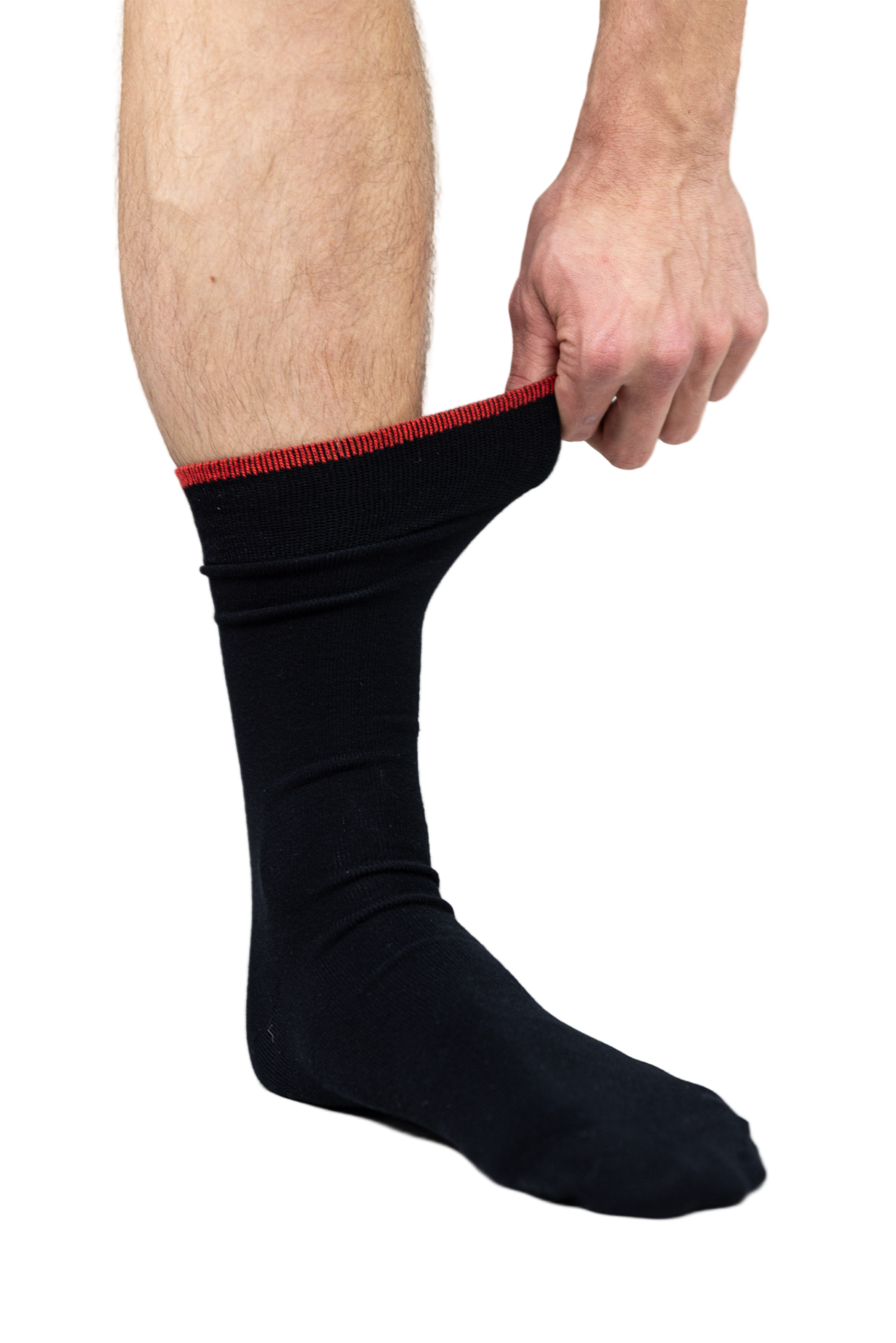 Bamboo Socks High Black <tc>BAMLUGA</tc>