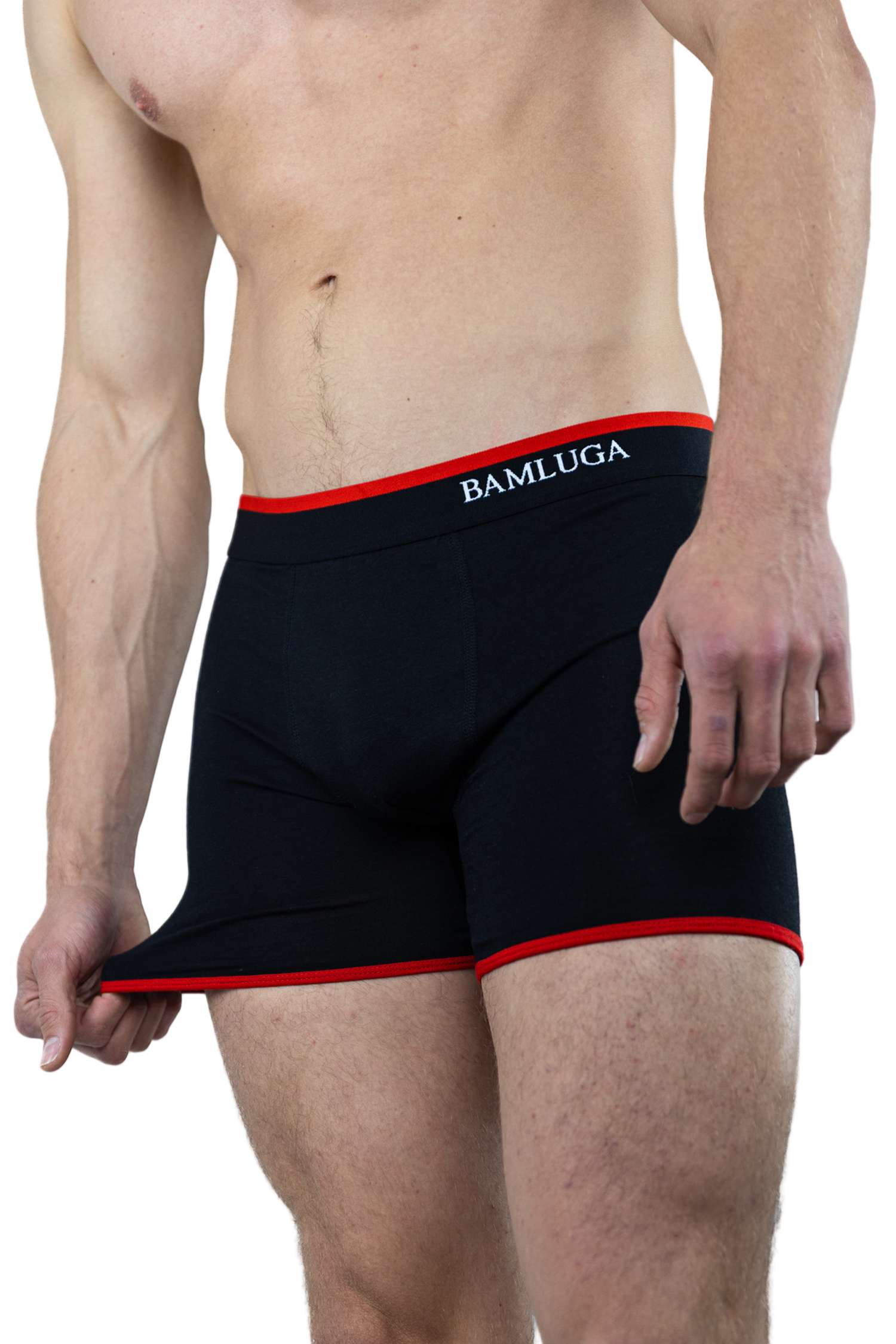 Bamboe Boxershort Slim fit Zwart BAMLUGA