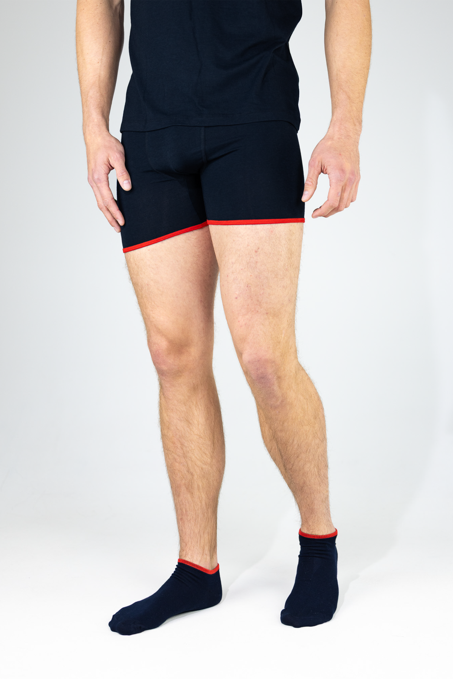 Bamboe Sokken Sneaker Marineblauw BAMLUGA